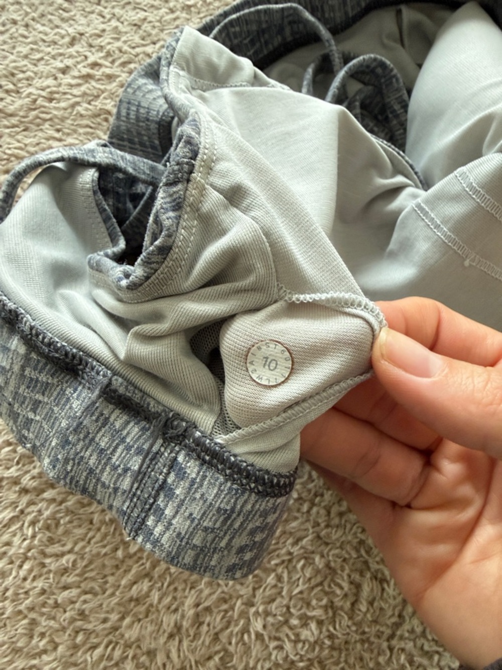 lululemon athletica Gray Energy Strappy Sports Bra - Picture 9 of 9